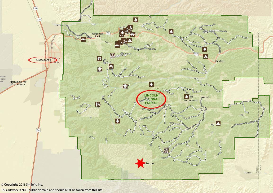 0.502 Acres Treed Land in Timberon NM